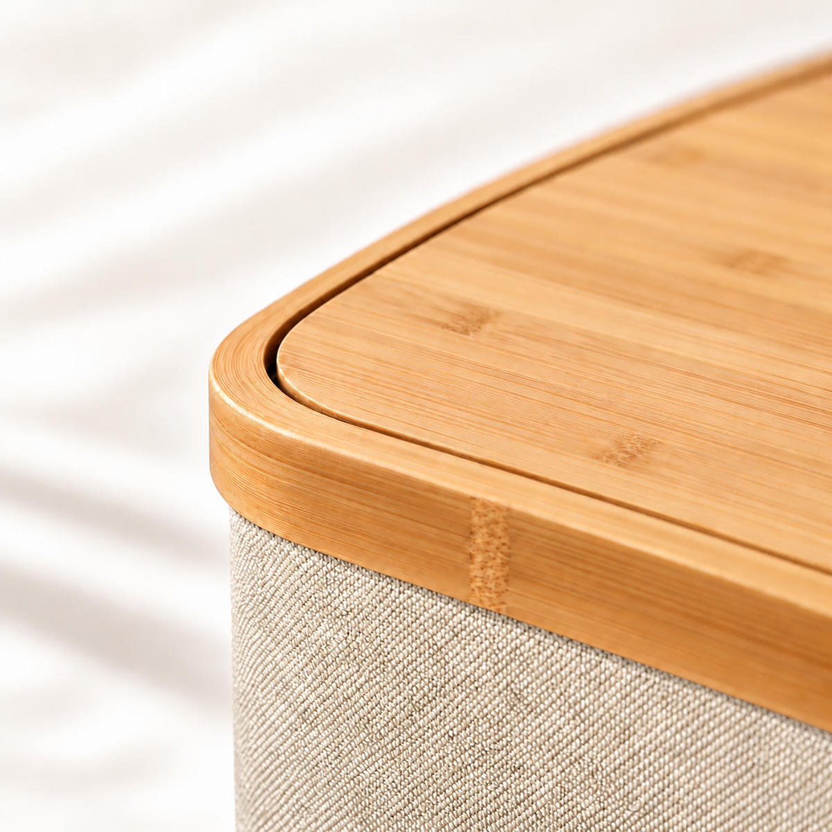 TOILETTENPAPIERBOX Beige Bambus 24 Rollen - Beige, Holz/Kunststoff (45/72/30cm) - Relaxdays