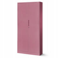 AKTENSCHRANK JAN H - Rosa, Metall (90/195/40cm) - Jan Nowak