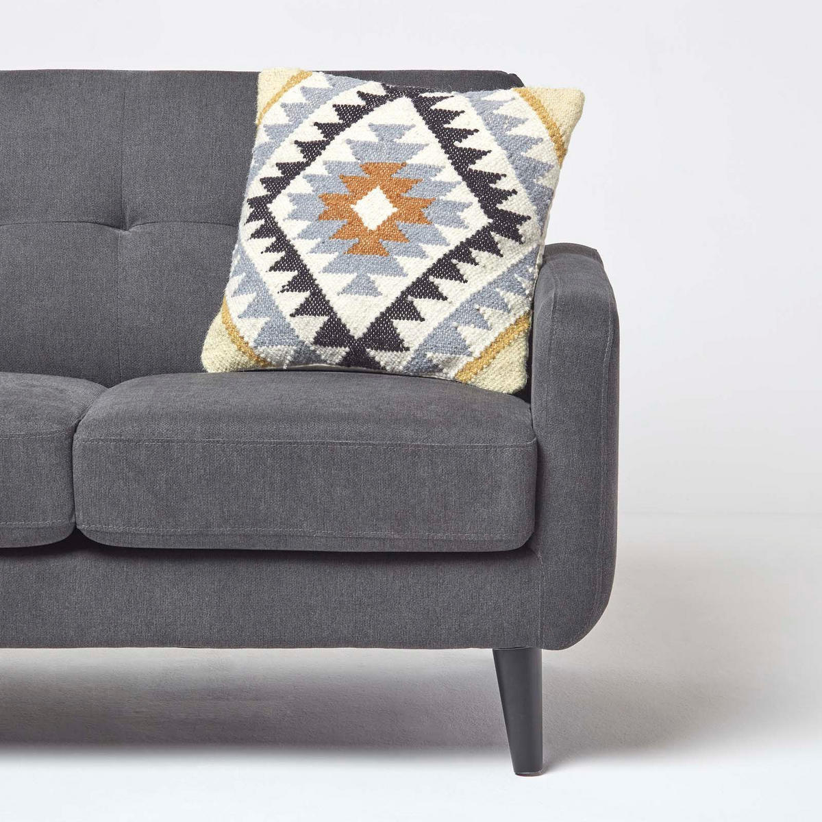 KELIM-KISSEN Agra 45/45 cm - Multicolor, Textil (45/45cm) - Homescapes