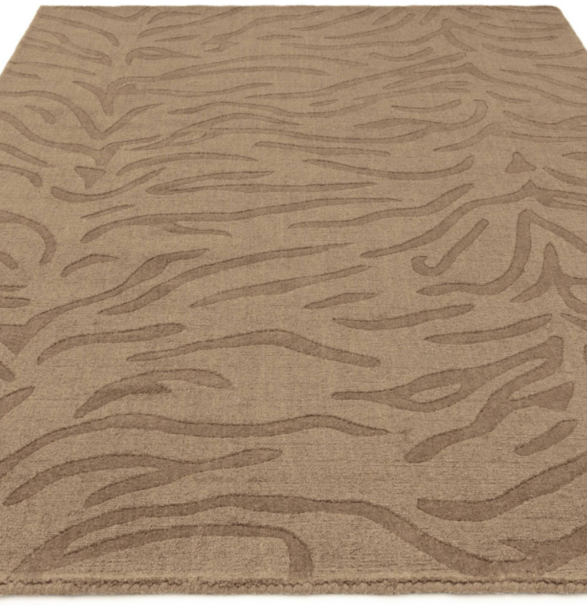 TEPPICH modern Flachgewebe MILL Braun 160 x 230 cm - Braun, Naturmaterialien (160/230cm) - Novatrend