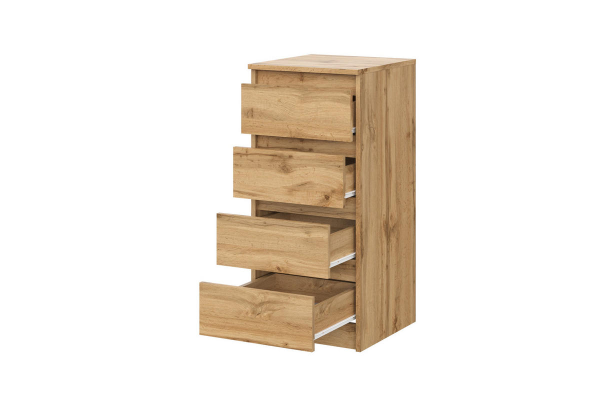 KOMMODE Wotan Eiche 40/90/43 - Eiche Wotan, Holzwerkstoff (40/90/43cm) - RAUMHIRSCH FURNITURE