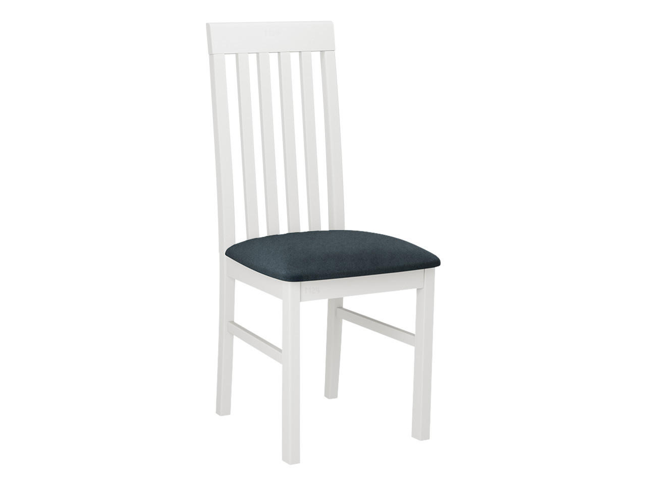 STUHL Nilo I, Holzfarbe: Weiß - Blaugrau/Weiß, Holz (43/96/48cm) - MIRJAN24