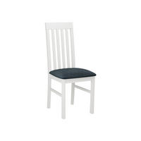 STUHL Nilo I, Holzfarbe: Weiß - Blaugrau/Weiß, Holz (43/96/48cm) - MIRJAN24