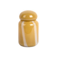 VASE Dulce Raya 10/10/19 cm - Gelb, Glas (19cm) - Present Time