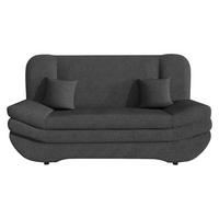 SCHLAFSOFA Weronika - Dunkelgrau/Schwarz, Holz/Kunststoff (200/95/90cm) - MIRJAN24