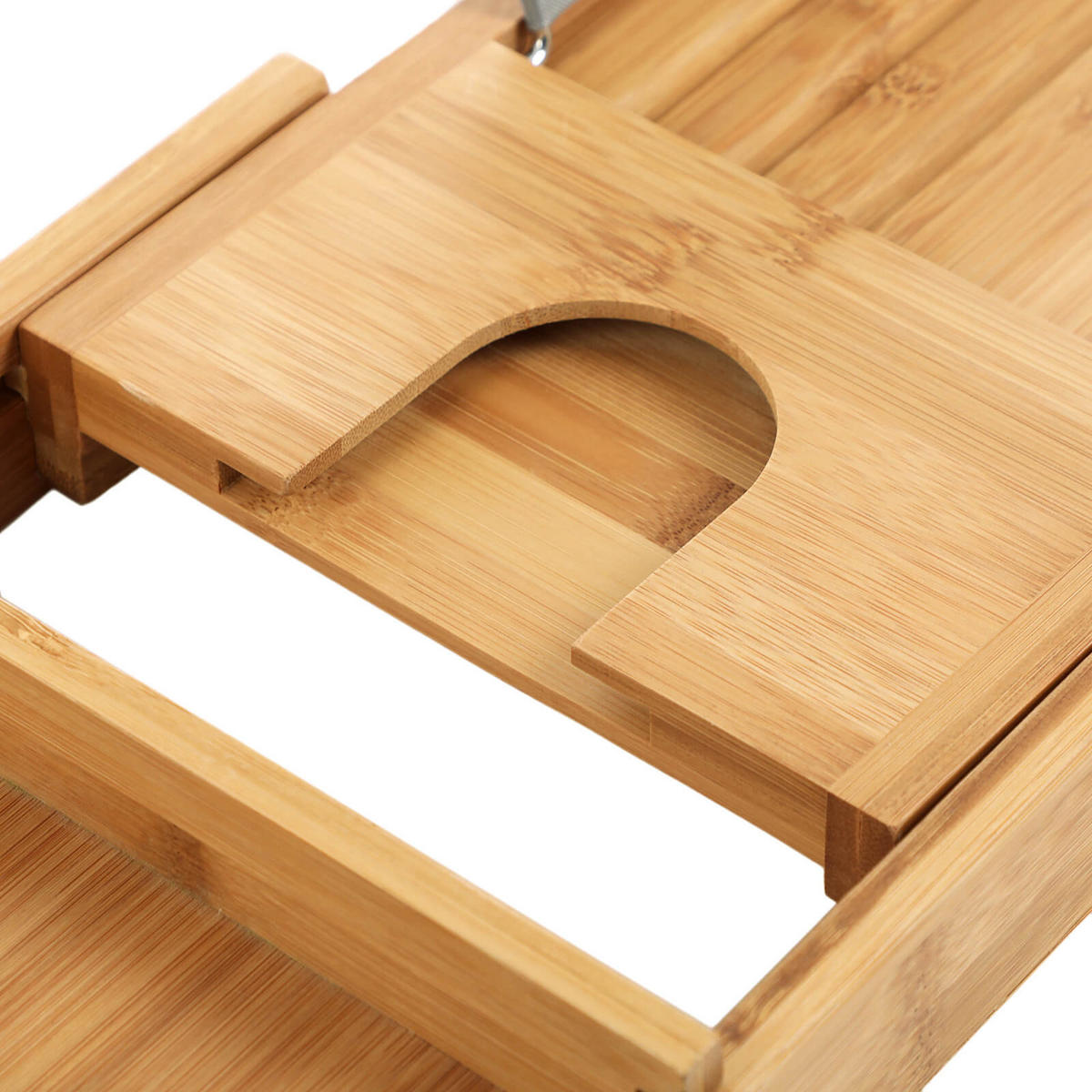 BADEWANNENABLAGE - Eukalyptusholzfarben, Holz (23/109cm) - Hansiro
