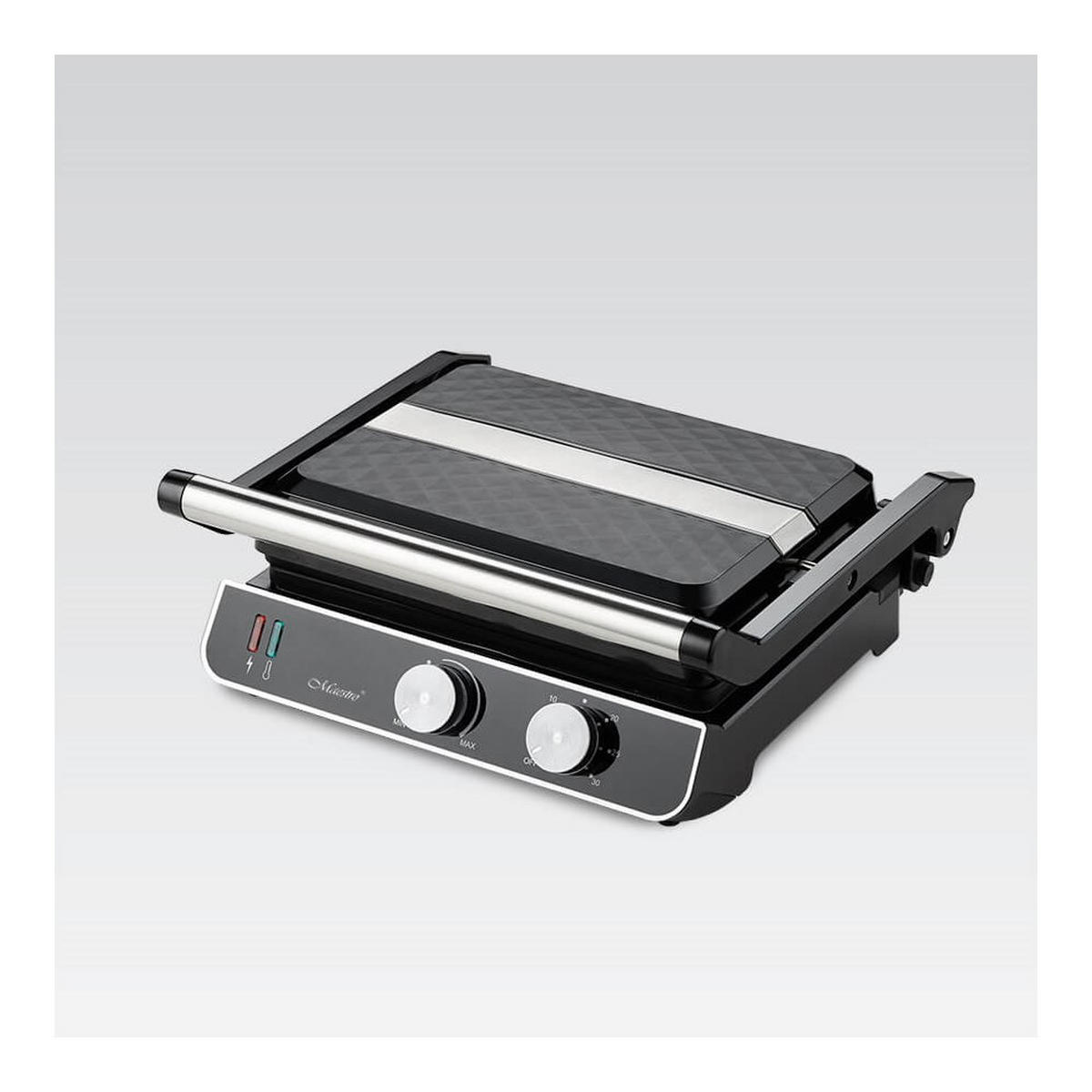 ELEKTROGRILL Schwarz 35.5/35.5/15 cm MR722 - Schwarz, Kunststoff (35.5/15/35.5cm) - Maestro 