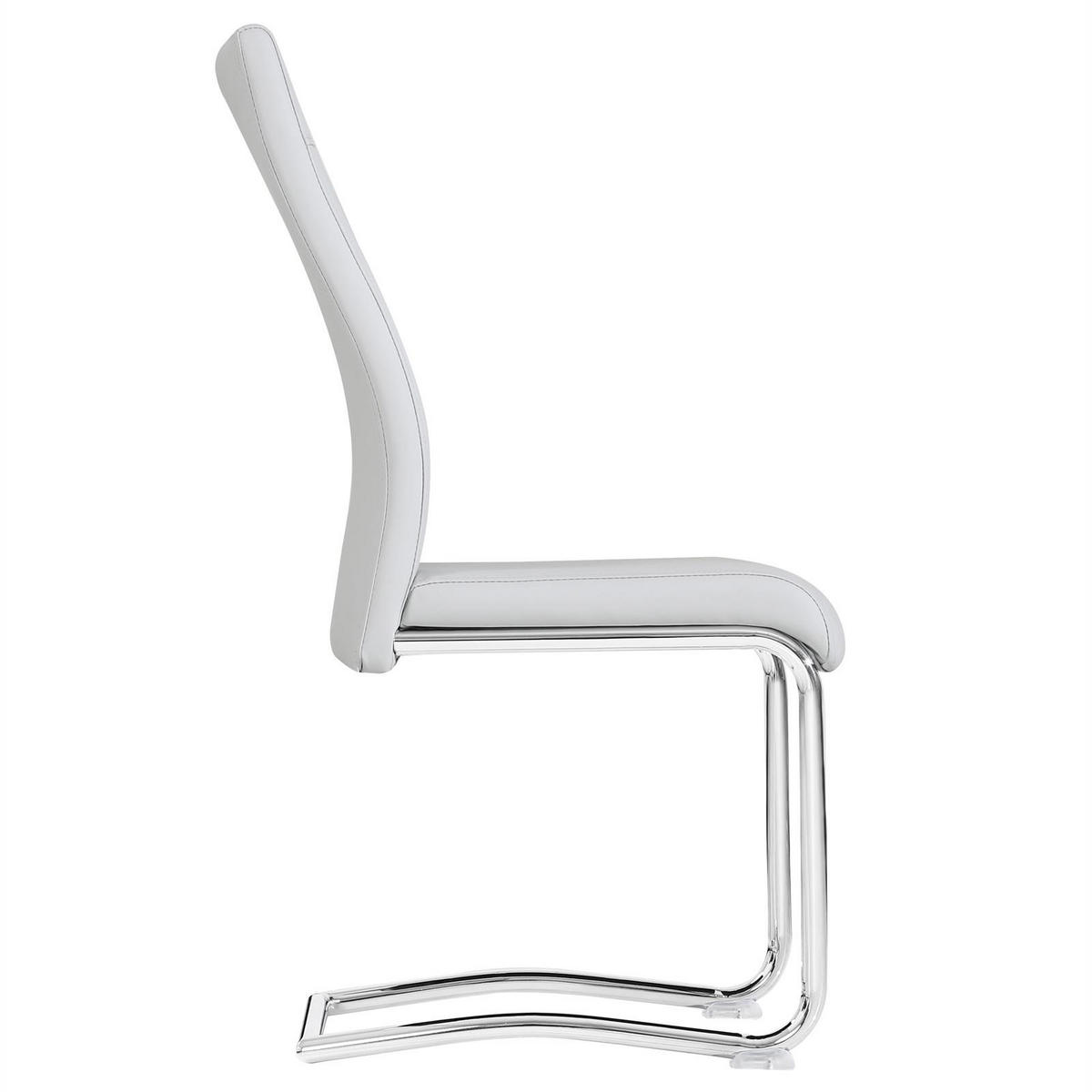 ESSZIMMERSTUHL LOANO 4ER-SET - Grau, Textil (42/98/60cm) - CARO-Möbel