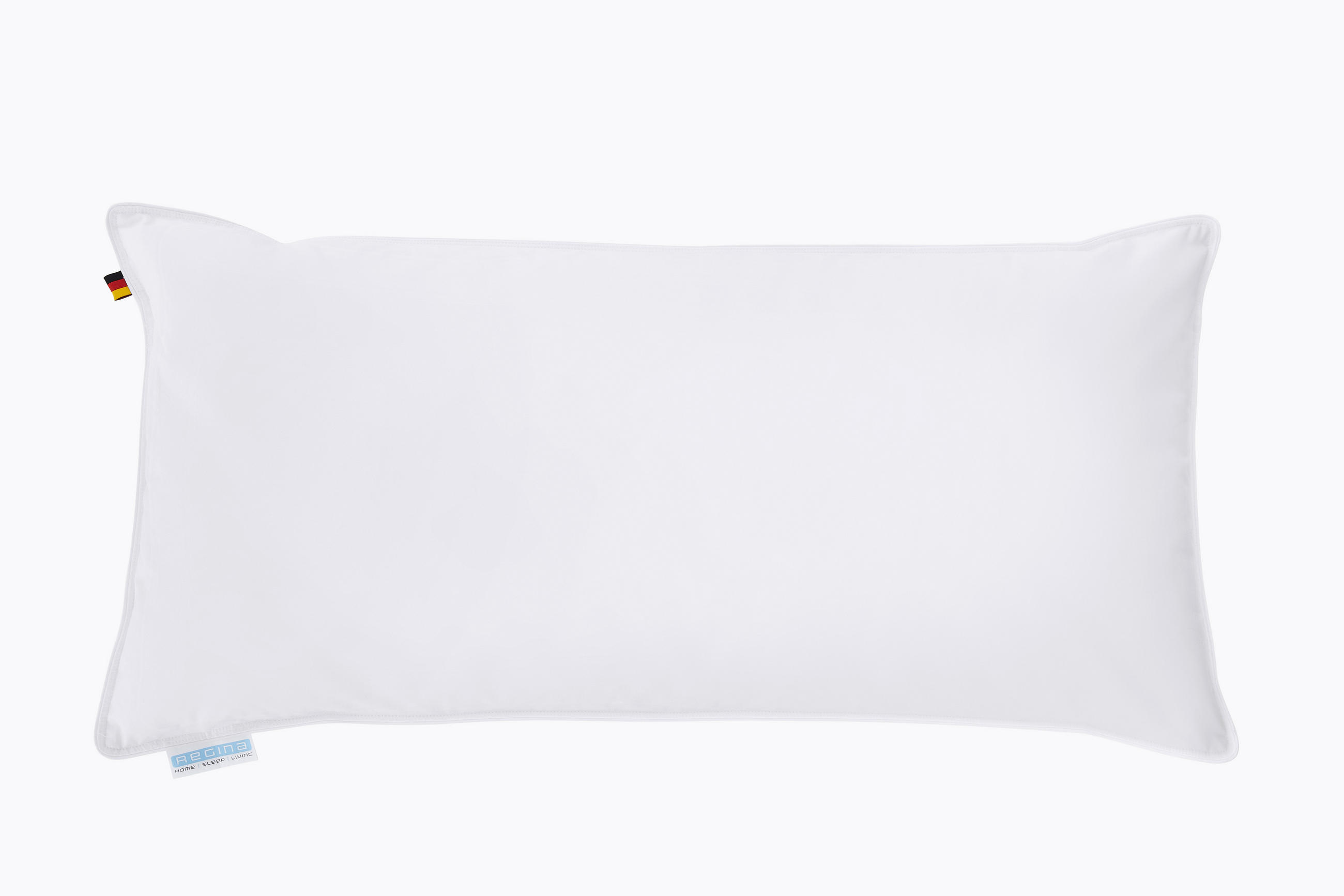 FEDERKISSEN LUXUS 50x70 cm - 85/15 Feder-Daunen-Mischung, 100% Baumwollbezug - allergikergeeignet - Made in Germany - Weiß, Textil (50/70cm) - REGINA HOME SLEEP LIVING EST. 1967