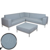 ECKSOFA OHNE ABLAGE Blau - Blau, Textil (245/82cm) - MCW