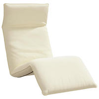 SONNENLIEGE Klappbar Creme 175/54/8.5 Cm Oxford-Gewebe - Creme, Textil (175/8.5/54cm) - vidaXL