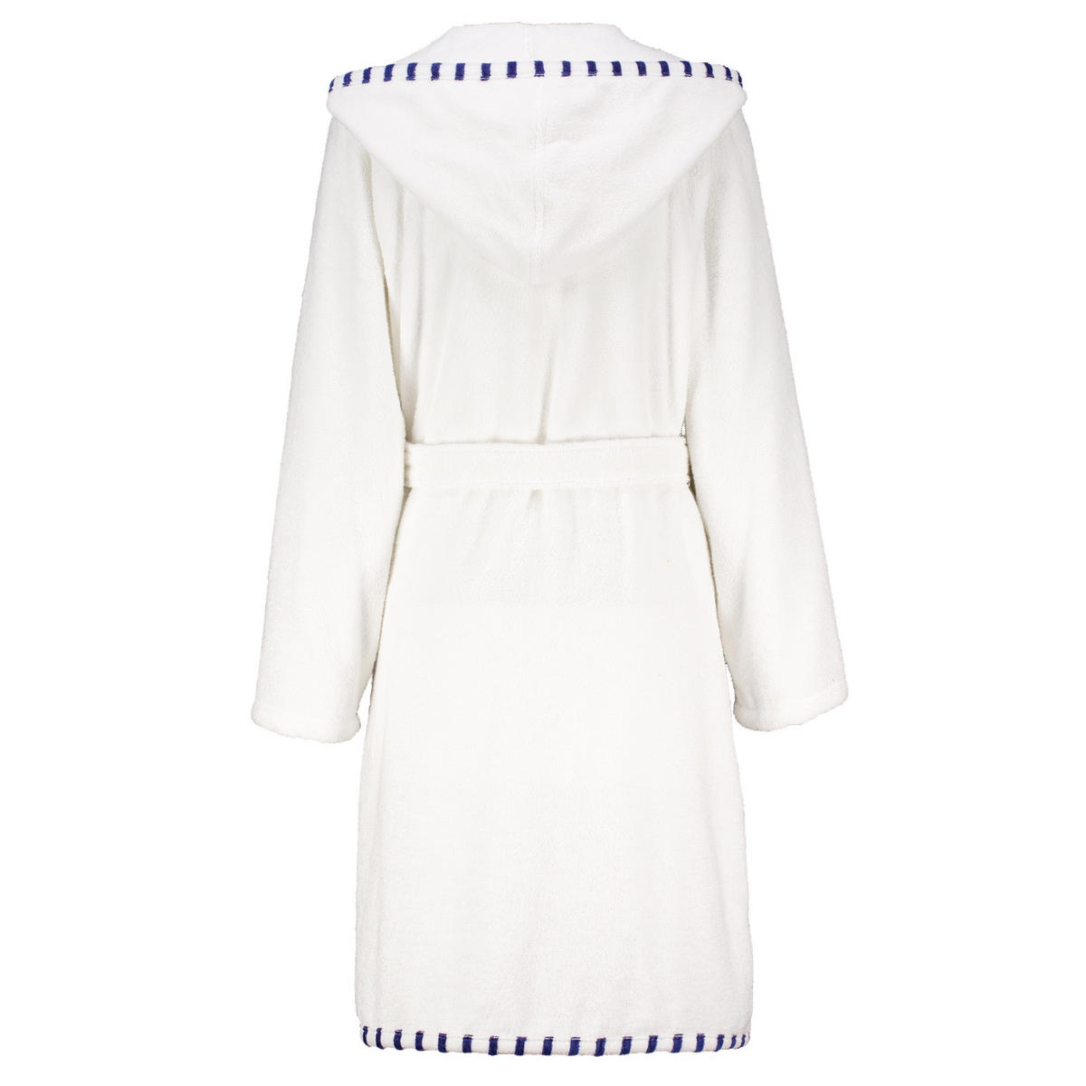 BADEMANTEL DAMEN KAPUZE BRETON 848 WEISS - 600 - Weiß, Textil (Lnull) - Cawoe