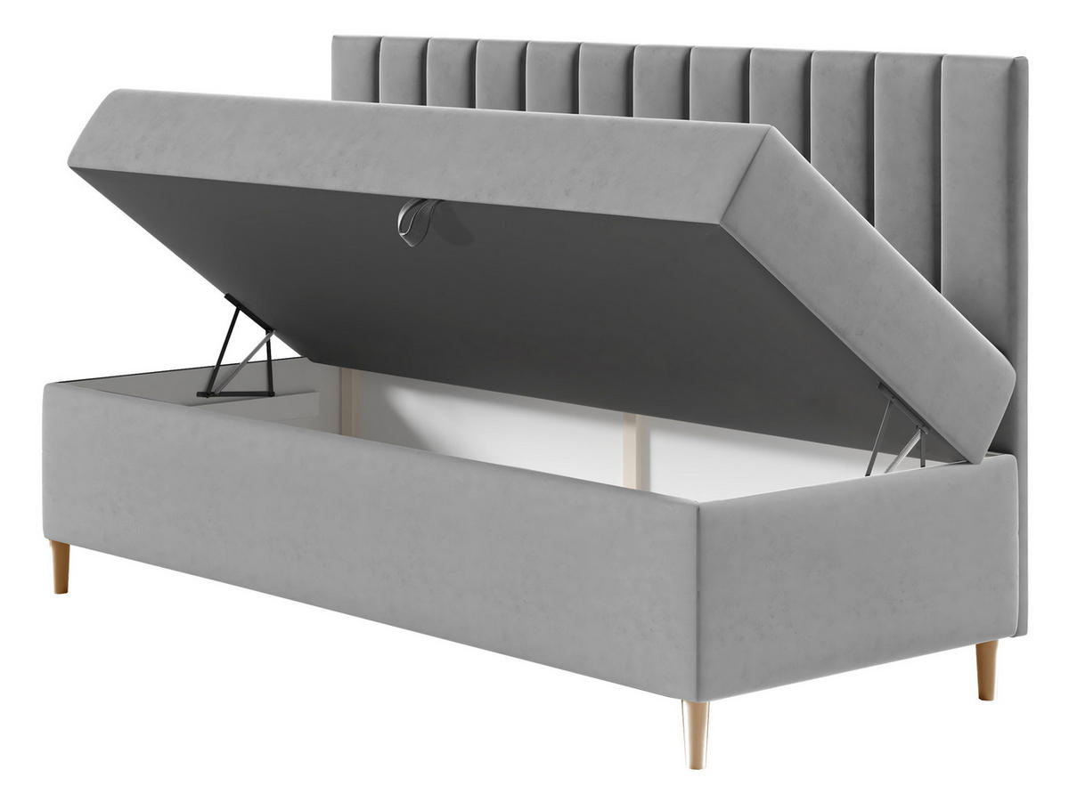 BOXBETT Maja Junior 2 - Rot/Weiß, Holz (90/200cm) - MIRJAN24
