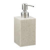 SEIFENSPENDER - Creme, Kunststoff/Metall (7/17.5/8cm) - Relaxdays