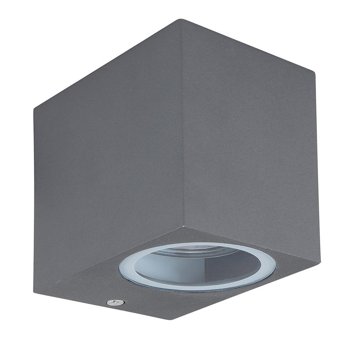 AUSSEN-WANDLEUCHTE Anthrazit Glas 2er Set - Anthrazit, Glas (6.8/8.1/9.2cm) - Globo Lighting