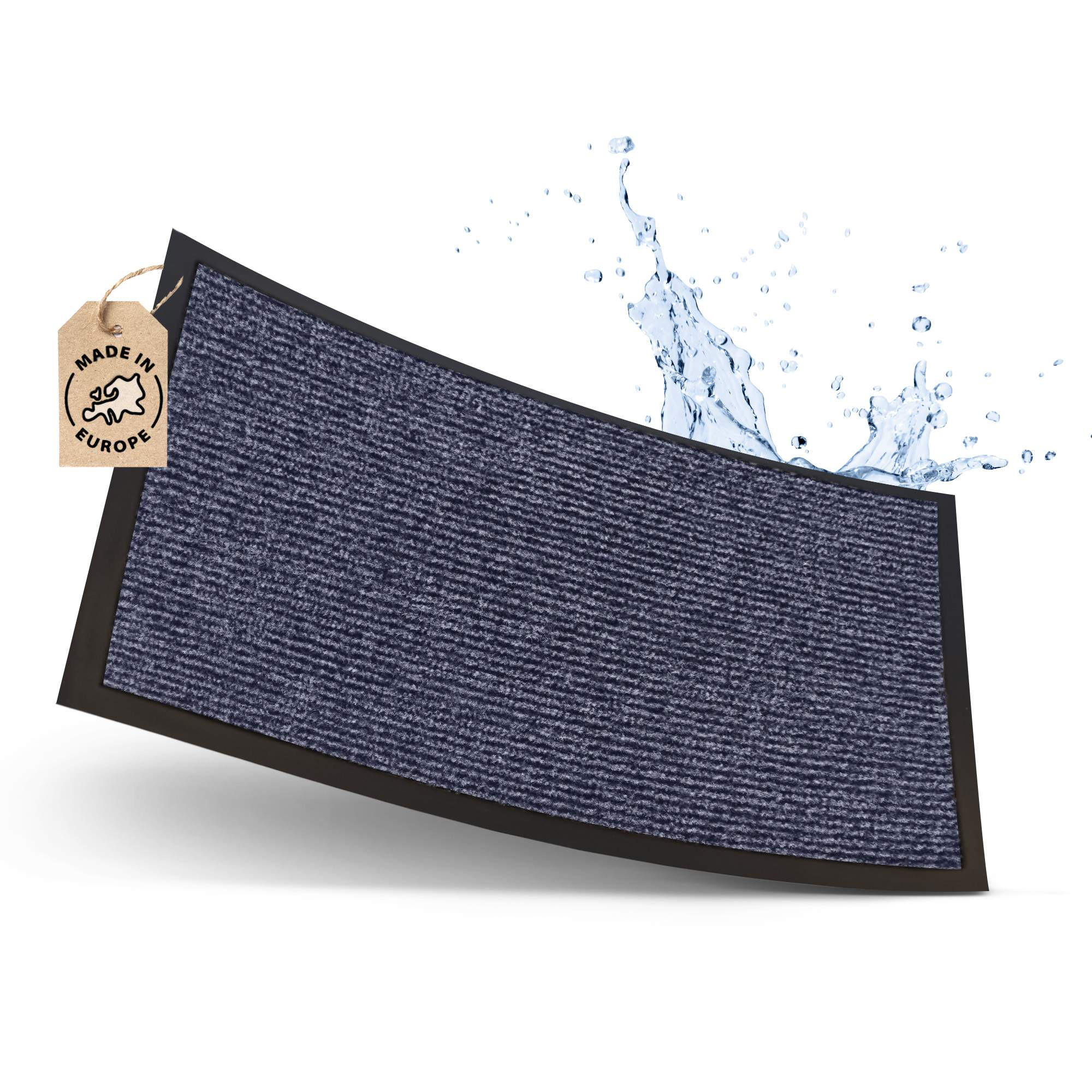 SCHMUTZFANGMATTE PALERMO - Blau, Textil (120/180cm) - WohnDirect