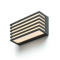 AUSSENLEUCHTE CLAIRE 21 Anthrazitgrau milchfarbenes Acryl 9 W IP54 - Grau, Kunststoff (82/20.7/107cm) - Rendl