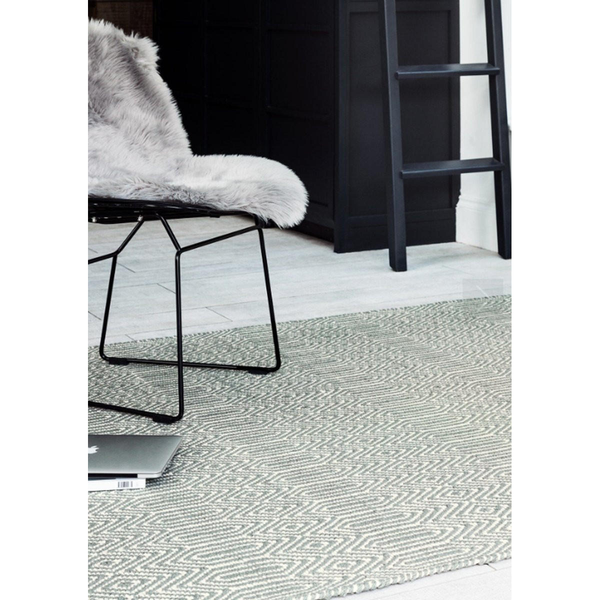 TEPPICH Handgewebter aus Wolle und Baumwolle im Berber-Stil SILWAN Grau 200 x 300 cm - Grau, Naturmaterialien (200/300cm) - Novatrend