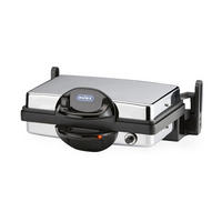 TISCHGRILL KONTAKTGRILL MX355 MIT ABSTANDSHALTER IM SET 3tlg. - Alufarben, Metall (42/16/37cm) - Mulex