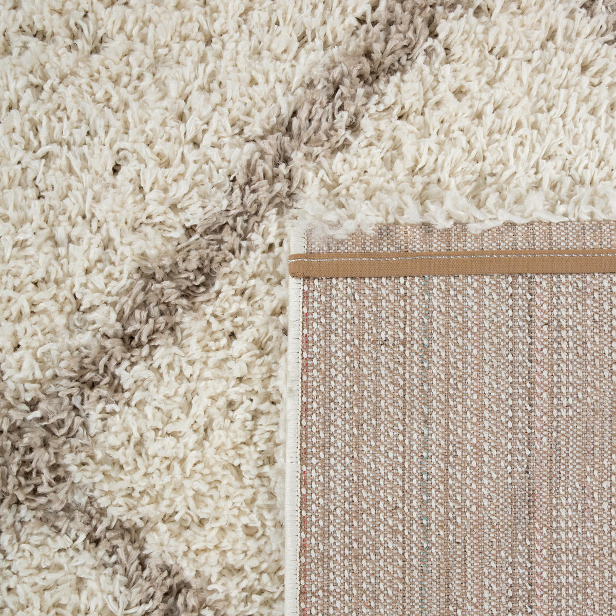 HOCHFLORTEPPICH 60/100 cm Kalmar 441 - Weiß, Textil (60/100cm) - Paco Home
