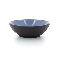 SUPPENSCHÜSSEL / COUPTELLER EQUINOXE 19 cm cirrusblau - Blau/Schwarz, Keramik (19cm) - Revol Porcelaine France