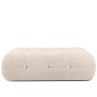 SITZHOCKER ALIGRA, Hellbeige - Beige, Holz/Holzwerkstoff (144/44/95cm) - KONSIMO®