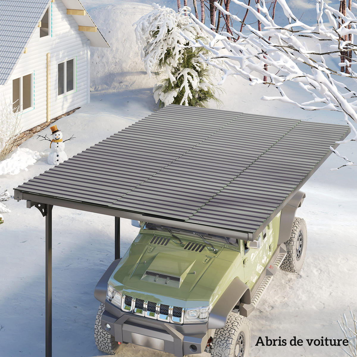 GERÄTEHAUS Hellgrau wasserdicht Metall 12er-Set 129/45/0.03 cm - Hellgrau, Metall (129/45cm) - PANGIVO