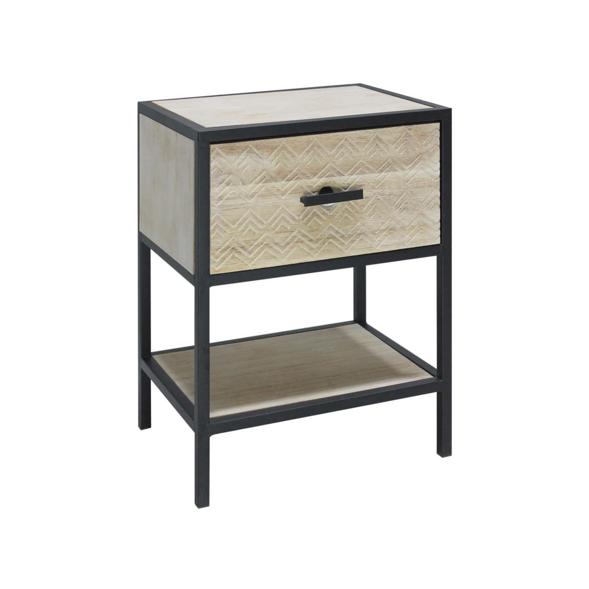 NACHTTISCH Braun 25/35/48 cm - Braun, Holz (25/48/35cm) - Mobili Rebecca