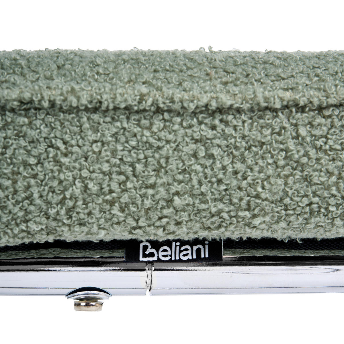 ESSZIMMERSTUHL 2er-Set Bouclé Hellgrün Irwin - Hellgrün, Textil (50/85/53cm) - Beliani