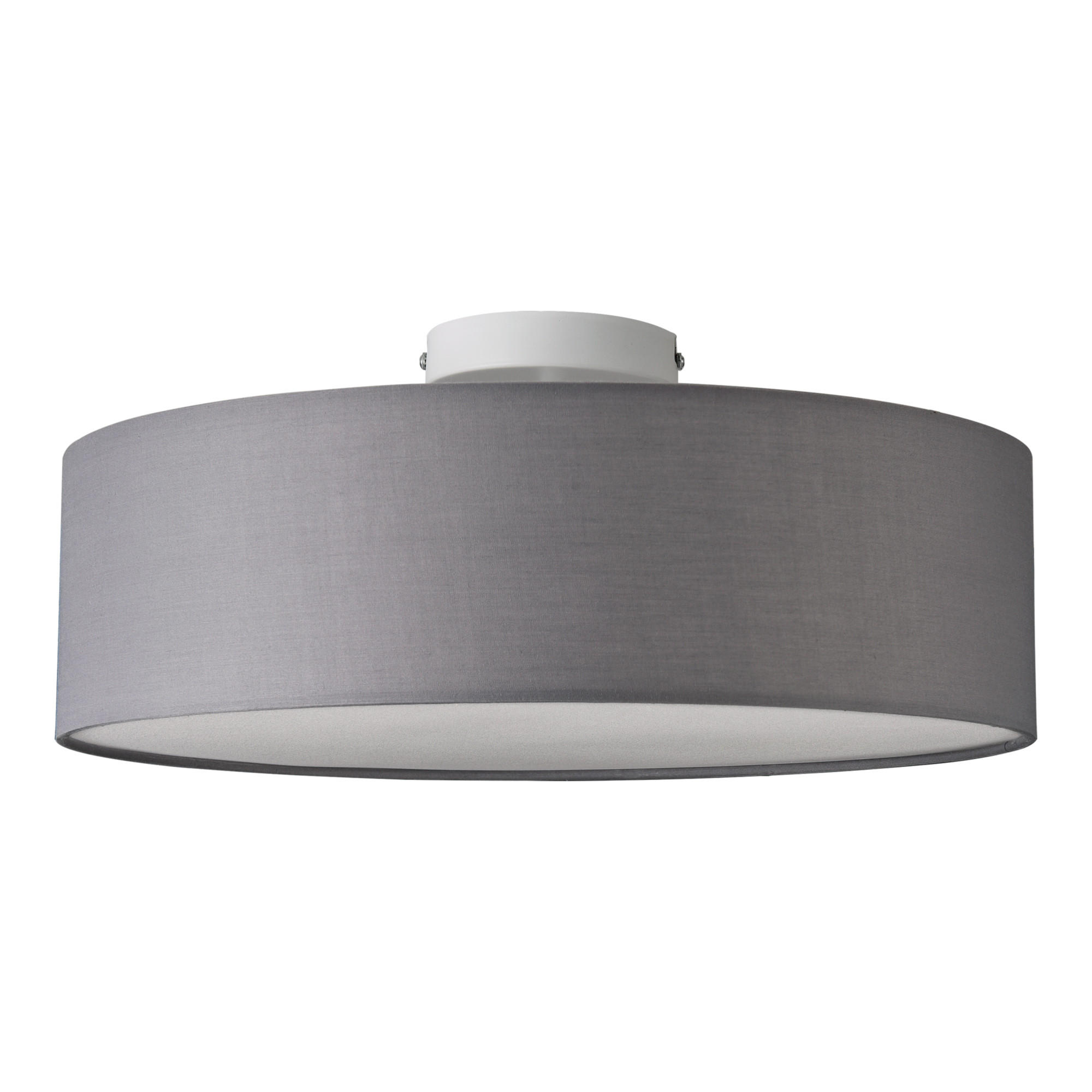 DECKENLEUCHTE Omaha - Grau, Kunststoff (45/45/17cm) - lux.pro