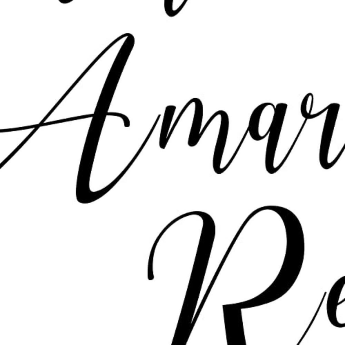 POSTER Set mit 4 Leben TypografieStil A4 Rahmenlos - Klar, Papier (29.7/3cm) - Nacnic