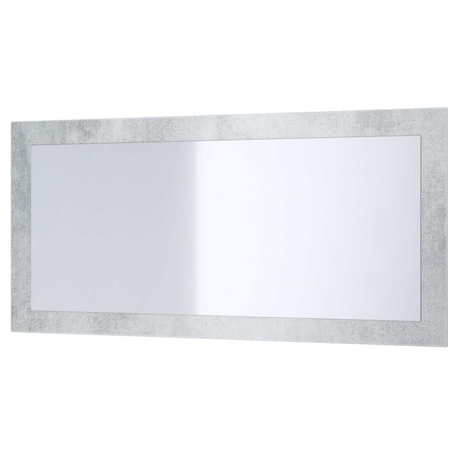 SPIEGEL Lima Beton Oxid Optik - Hellgrau, Holzwerkstoff (89/45/2cm) - Vladon