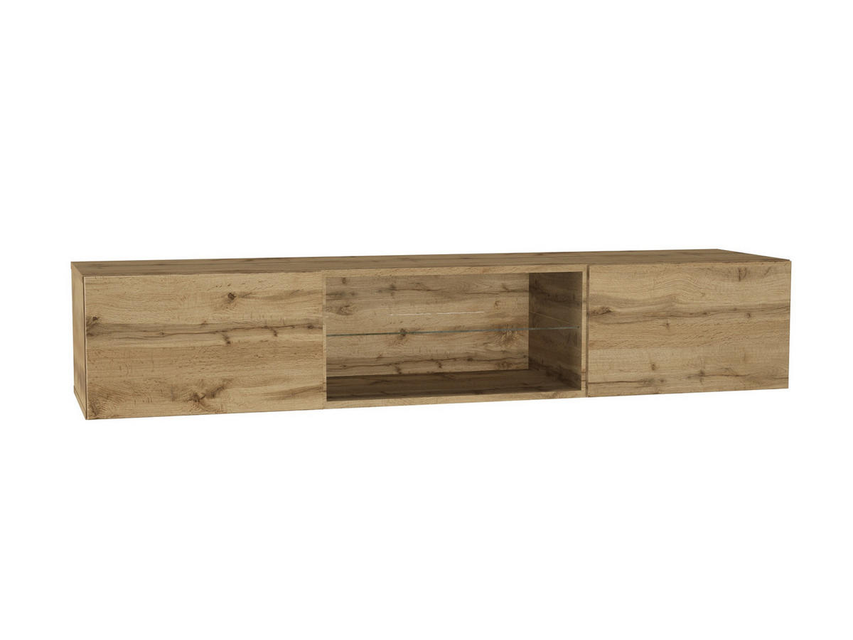 TV-LOWBOARD Wotan Eiche 160/30/40 - Eiche Wotan, Holzwerkstoff (160/30/40cm) - RAUMHIRSCH FURNITURE