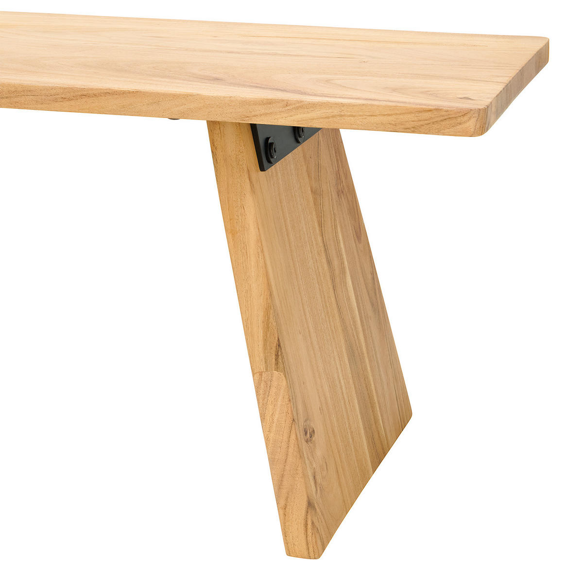 SITZBANK - Akazie massiv - Akaziefarben, Holz (175/45/40cm) - home24