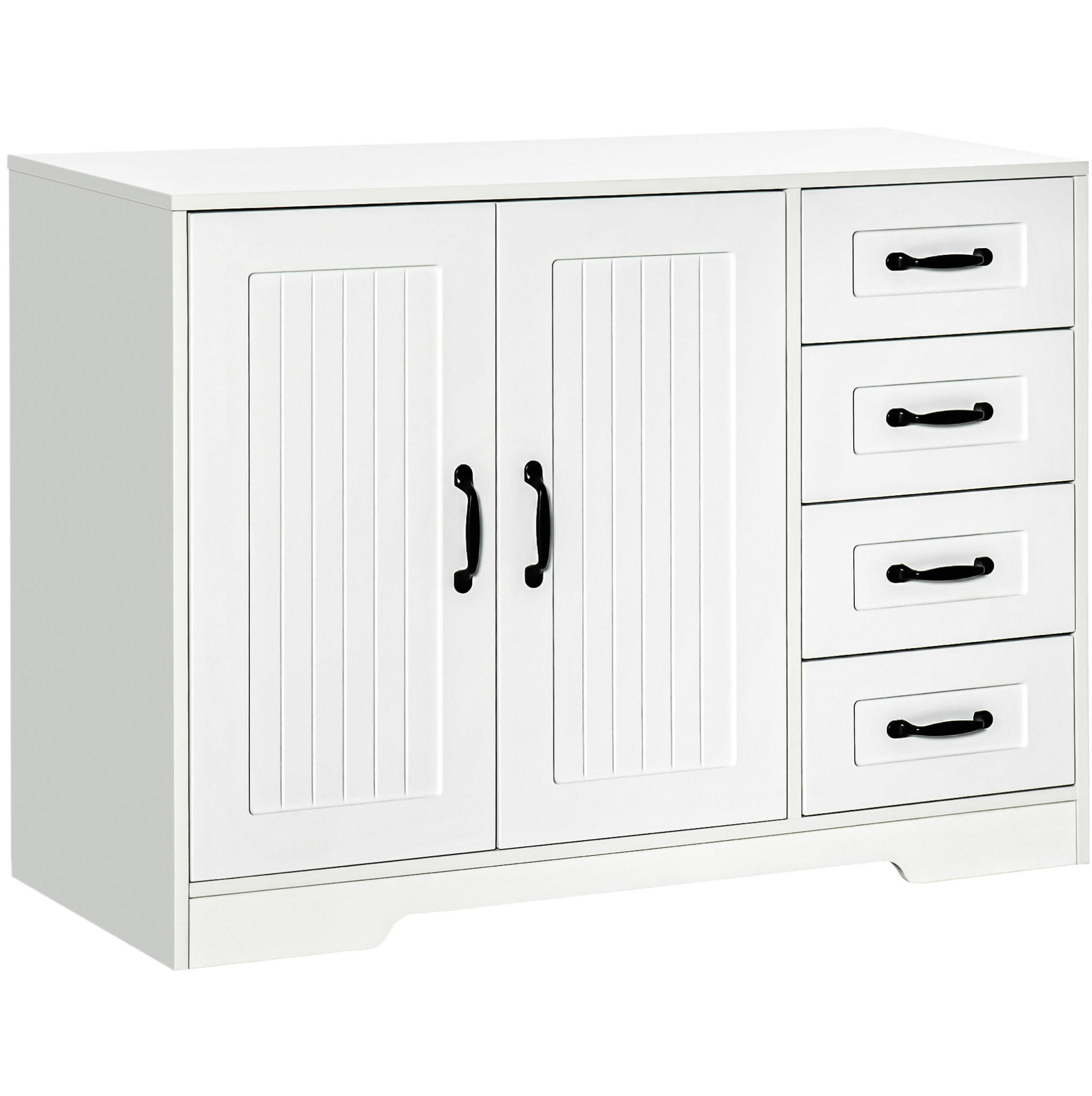 Ivmeu Sideboard Weiß 105x76x40 cm