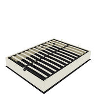 STAURAUMBETT 160/200 cm DE-35414 mit Gaslift Beige - Beige, Metall (160/200cm) - ComfortXL