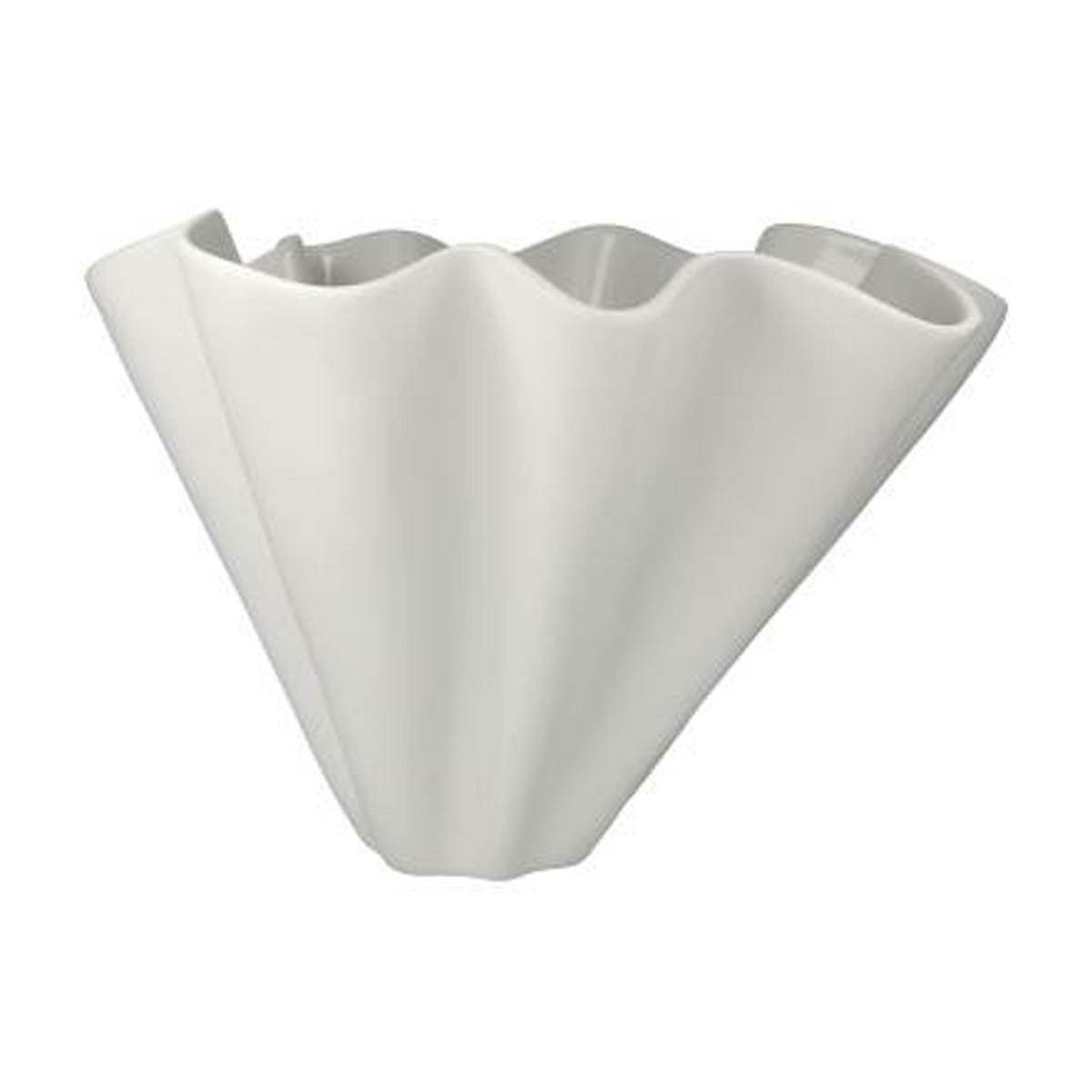 VASE Valentina, Biskuitporzellan, weiß, H 23 cm, 14005751 - Weiß, Keramik (25cm) - Goebel