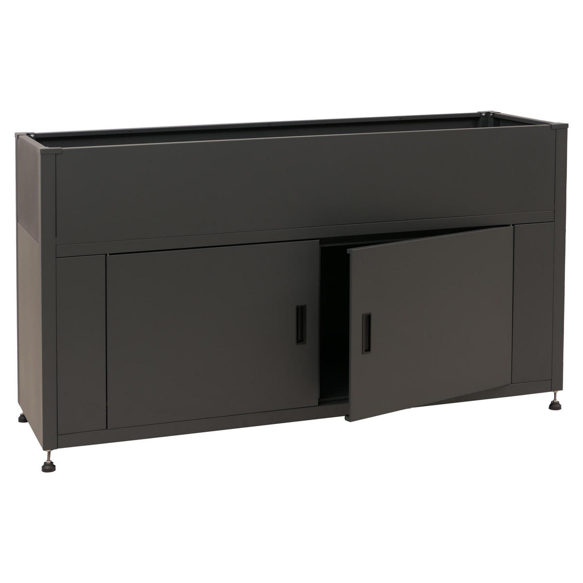 HOCHBEET 91x161x51cm Anthrazit - Anthrazit, Metall (161/91/51cm) - PROREGAL
