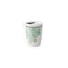 KAFFEEBECHER S Coffee To Go Sukkulente 290 ml - Weiß/Grün, Keramik (0.29L) - like.Villeroy & Boch