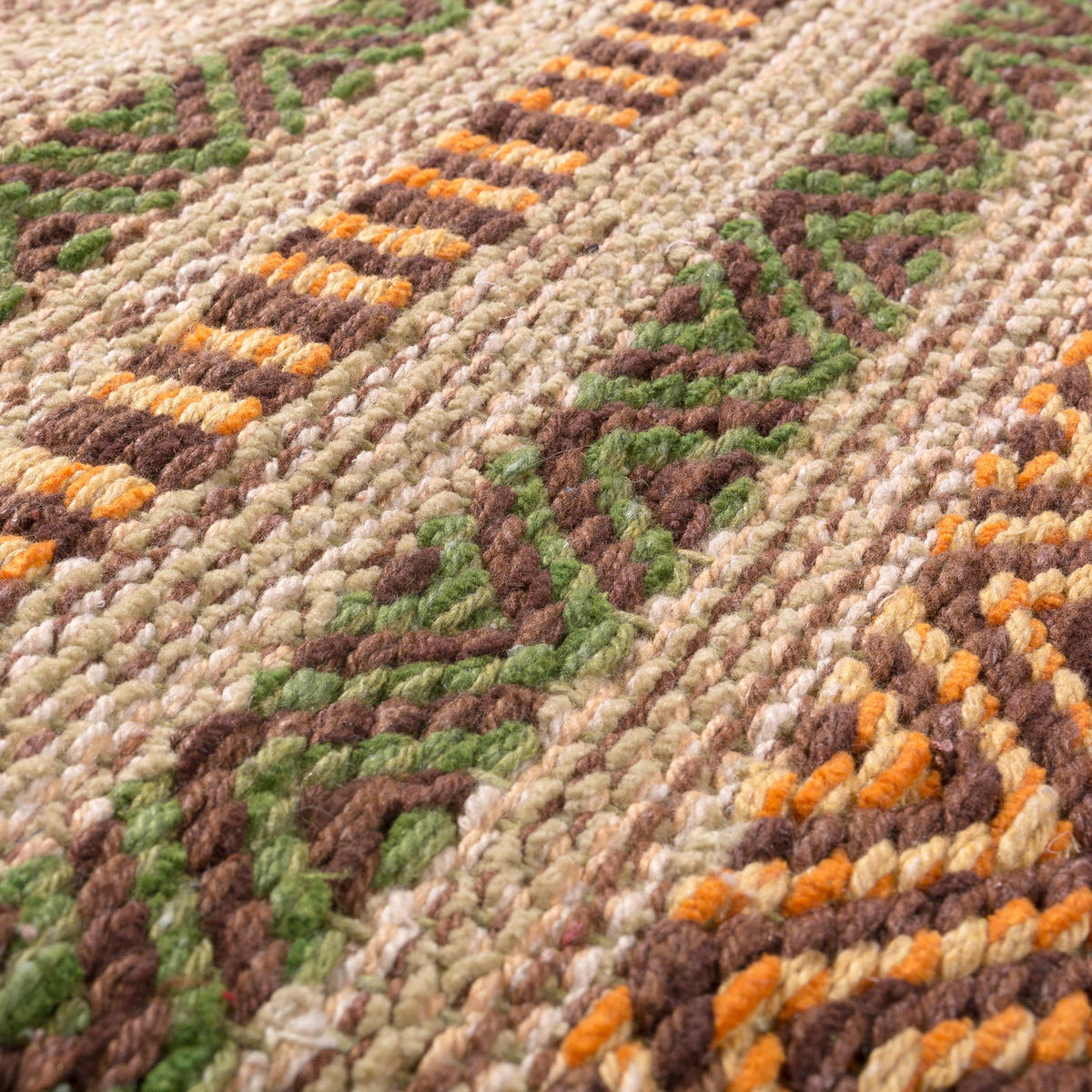 HOCHFLORTEPPICH 120/170 cm Kilim 217 - Grün, Textil (120/170cm) - Paco Home