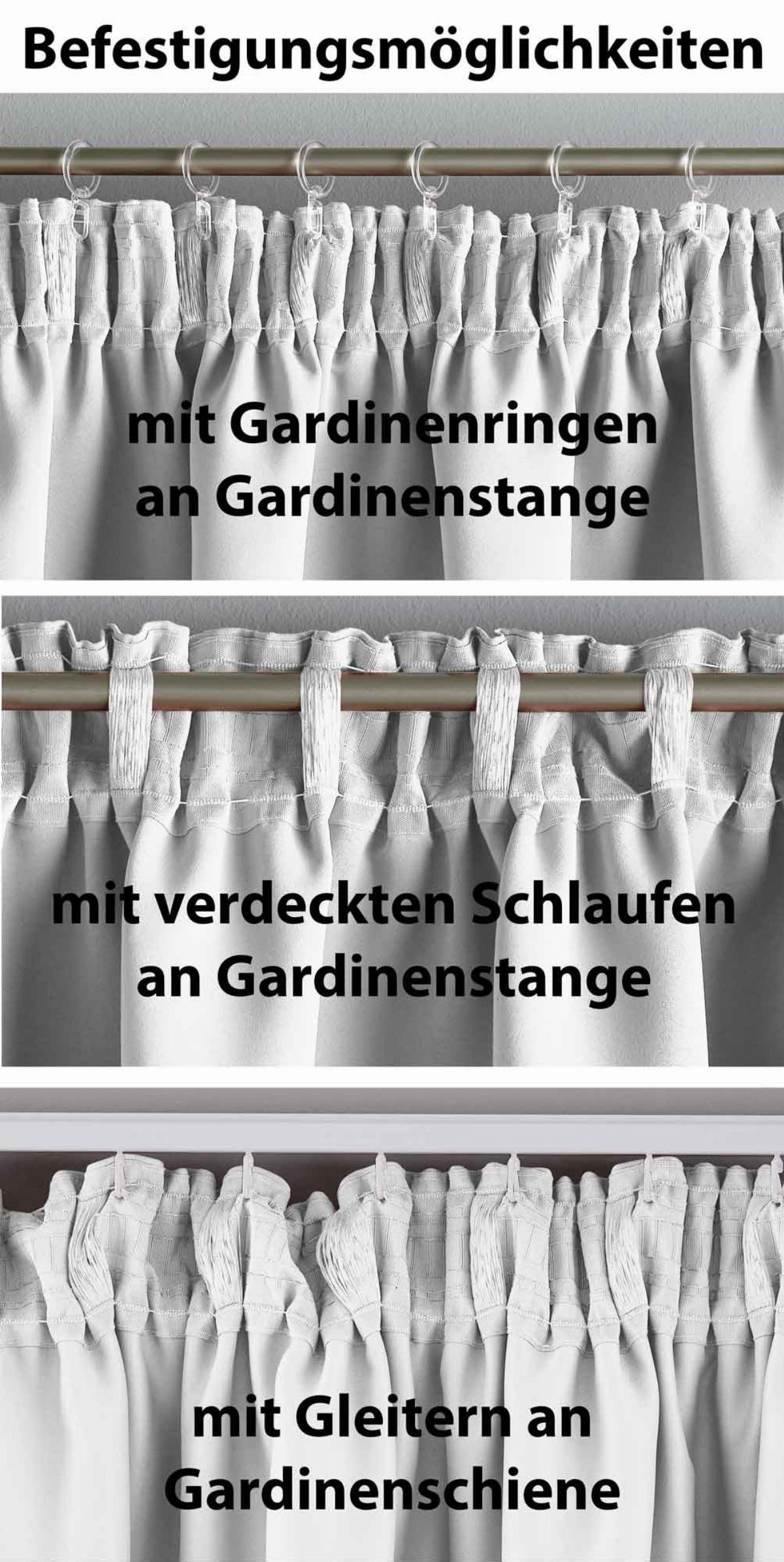 VORHANG 2ER SET NEWYORK HxB 160x140 cm Weiß - Weiß, Textil (140/160cm) - Gardinenbox