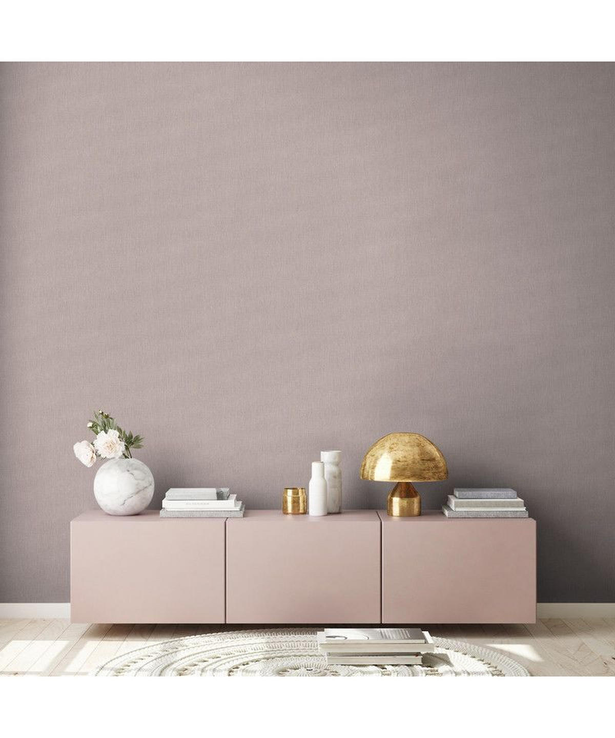 VLIESTAPETE Braun 53/1005 cm - Braun, Textil (53/1cm) - KUNSTLOFT