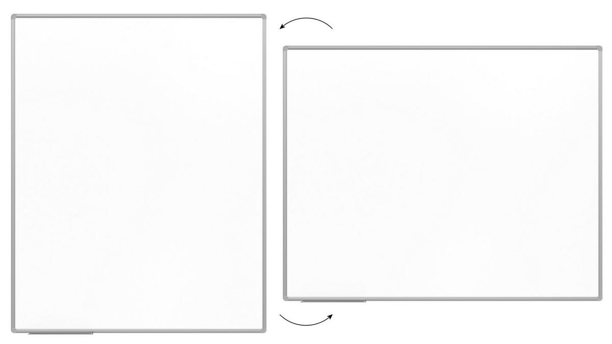 MAGNETISCHE Schreibtafel emailliert P3 - 150x120cm - Braun, Metall (150/120/1.6cm) - ALLboards
