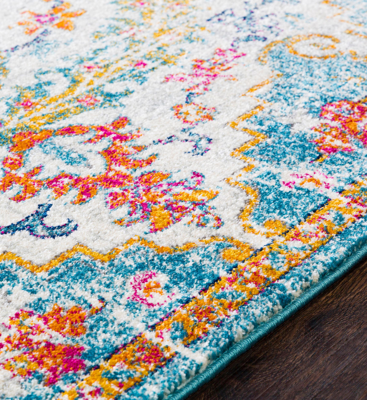 VINTAGE-TEPPICH 120x170 cm Mehrfarbig - Dunkelgelb, Textil (120/170cm) - LIVABLISS