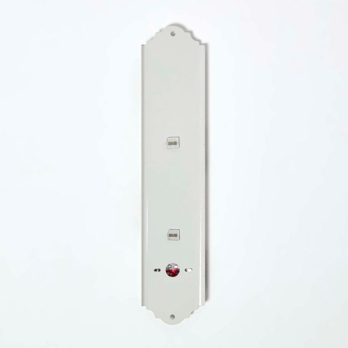 Innen- & Außenthermometer weiß mit Bauernhof-Tieren - Multicolor/Braun, Metall (6.3/29.5/29.5cm) - Homescapes