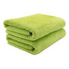 SAUNATUCH, 2er-Set, 70x200 cm, 100% Baumwolle, Grün - Limette, Textil (70/200cm) - Zollner