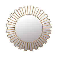 SONNENSPIEGEL goldfarben aus Glas Ø 130 cm - Goldfarben, Glas (7/130/130cm) - Signature