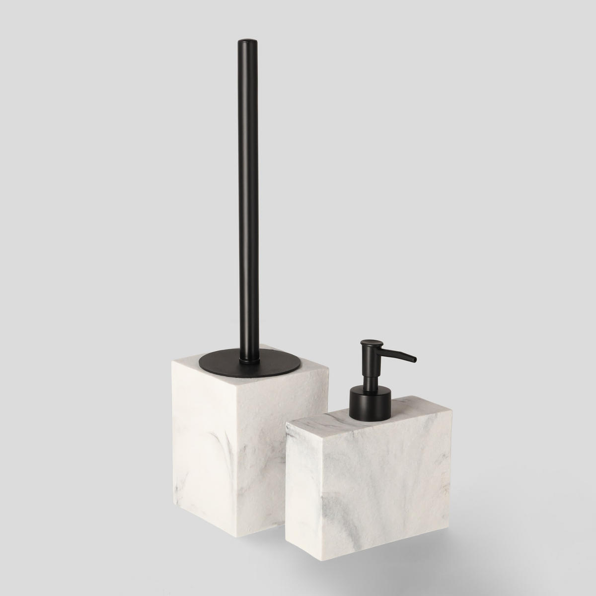 TOILETTENBÜRSTE Piedra - Weiß, Kunststoff (9.5/40/9.5cm) - home&you