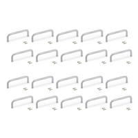 MÖBELGRIFFE Coimbra, L104mm, 96mm Achsenabstand, Stahl, matt verchromt 20er-set - Nickelfarben, Metall (14/5/25cm) - EMUCA