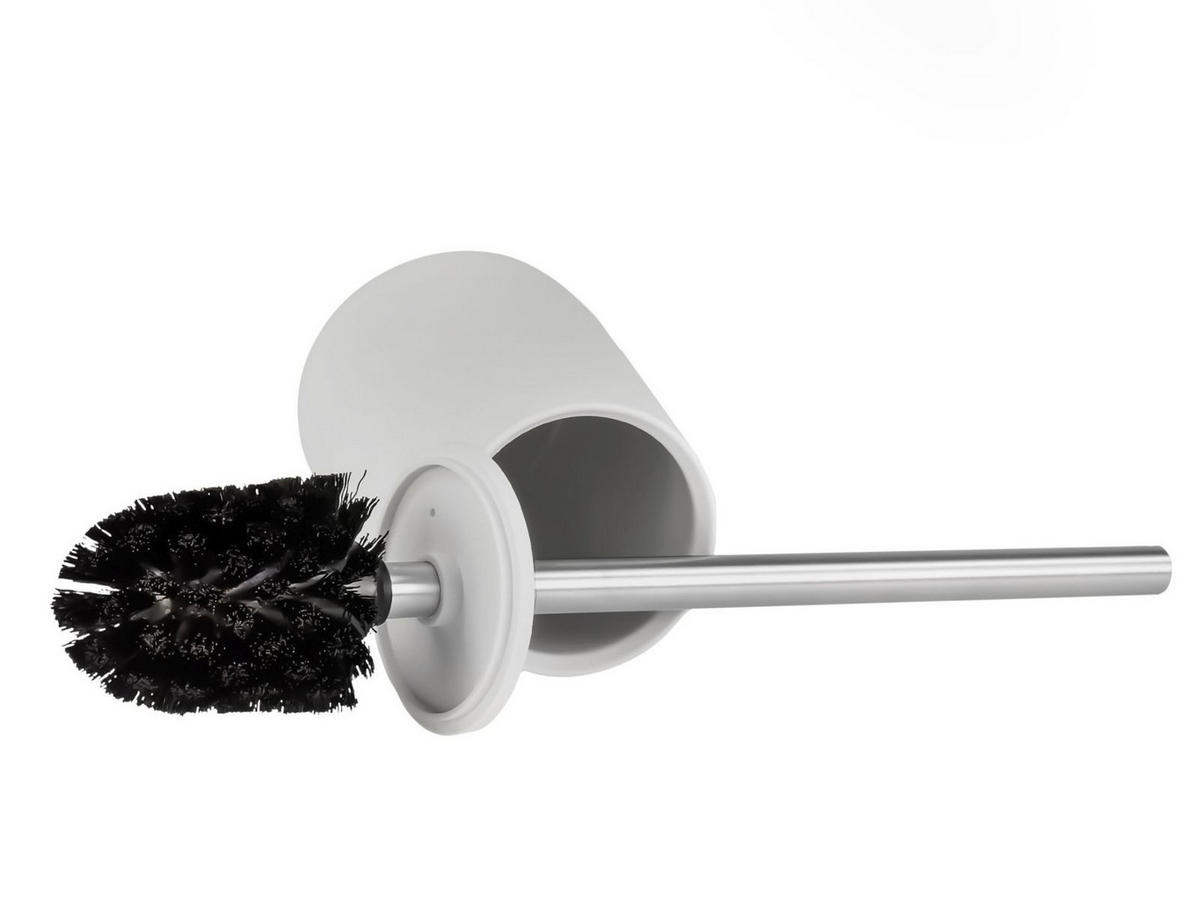BAD ACCESSOIRES SET Nova 2tlg. soft grey (lichtgrau) - Hellgrau, Kunststoff (23/29/23cm) - Zone Denmark